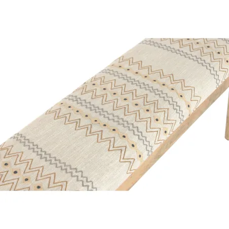 Bench Home ESPRIT Beige Multicolour Mango wood 113 X 35 X 45 CM